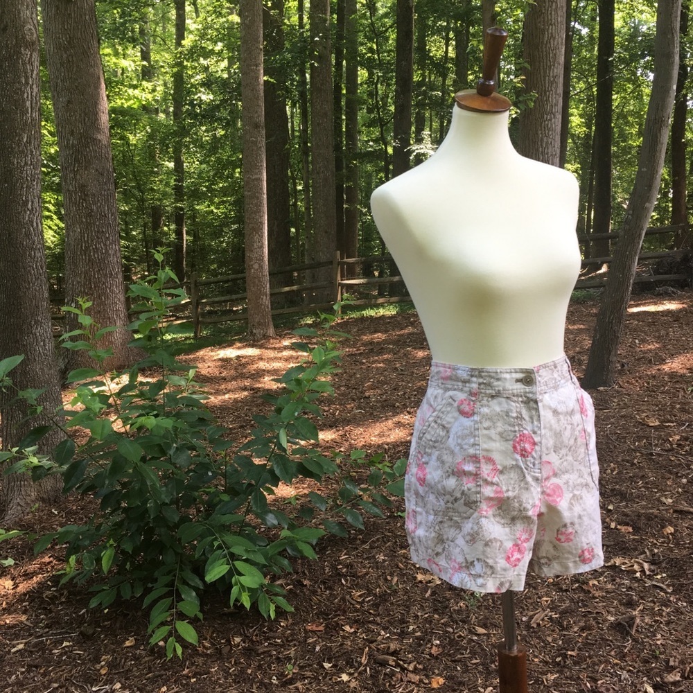 Tommy Bahama Linen Shell Print Shorts